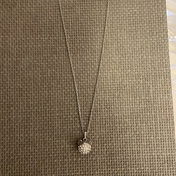 Atelier Swarovski x Karl Lagerfeld collaboration crystal cat necklace - Picture 2 of 4